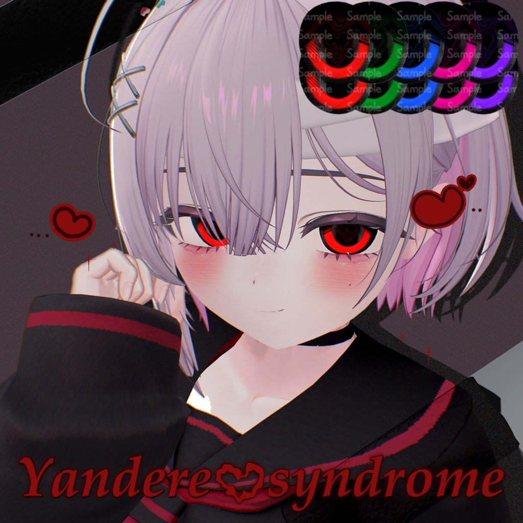 【6 Avatars】Yandere♡syndrome Eye texture