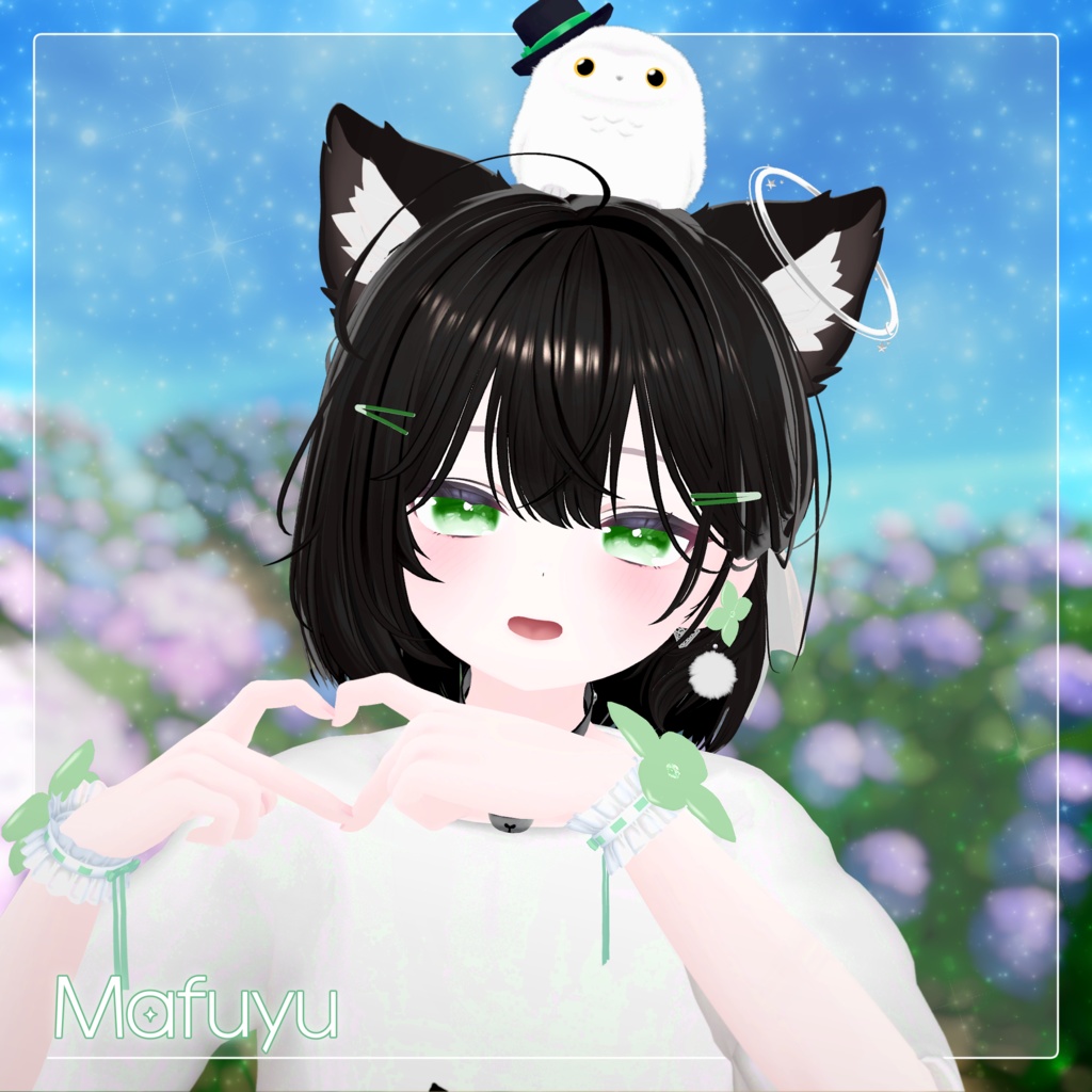 ❤️🔥SALE!!❤️🔥【15 Avatars】Hydrangea Aroma Piercing+Cuffs