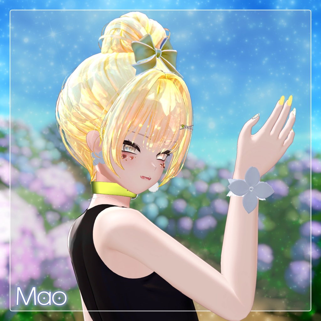 ❤️🔥SALE!!❤️🔥【15 Avatars】Hydrangea Aroma Piercing+Cuffs