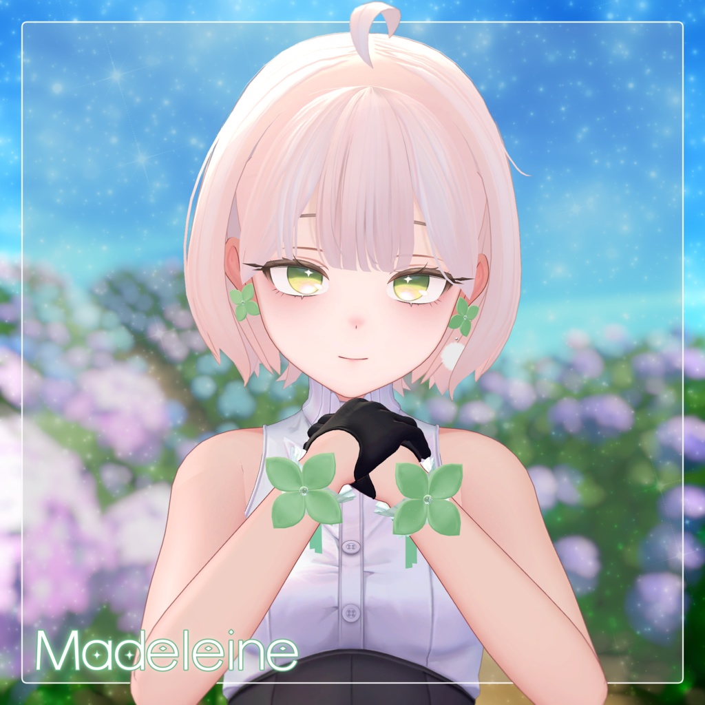 ❤️🔥SALE!!❤️🔥【15 Avatars】Hydrangea Aroma Piercing+Cuffs