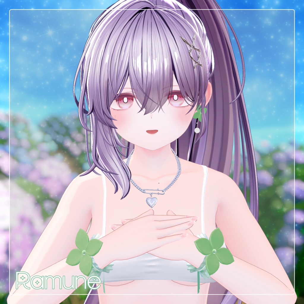 ❤️🔥SALE!!❤️🔥【15 Avatars】Hydrangea Aroma Piercing+Cuffs