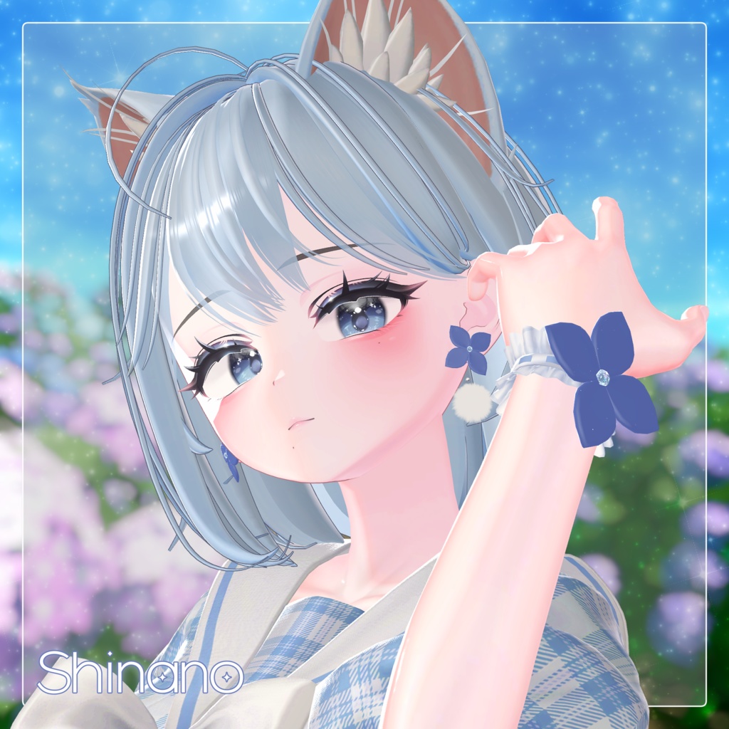 ❤️🔥SALE!!❤️🔥【15 Avatars】Hydrangea Aroma Piercing+Cuffs