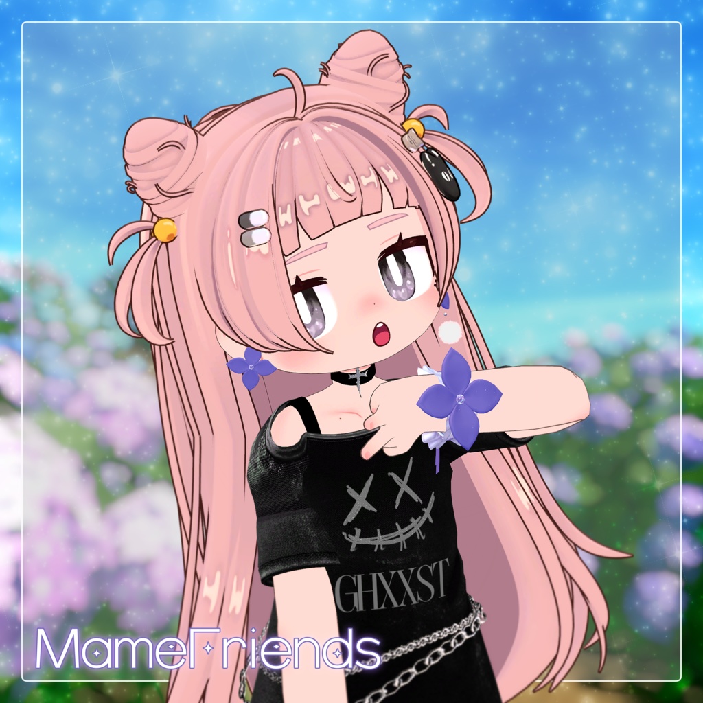 ❤️🔥SALE!!❤️🔥【15 Avatars】Hydrangea Aroma Piercing+Cuffs