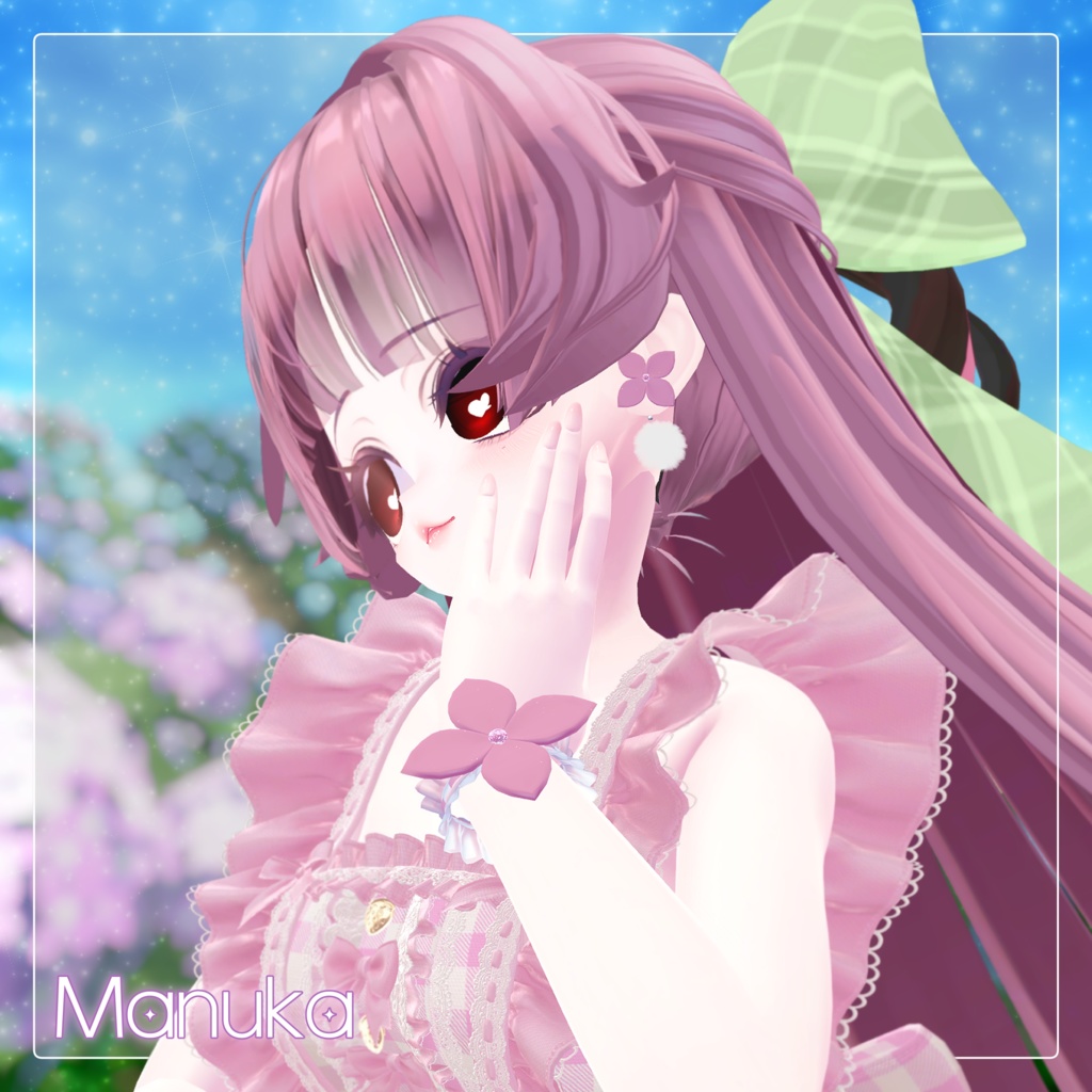 ❤️🔥SALE!!❤️🔥【15 Avatars】Hydrangea Aroma Piercing+Cuffs