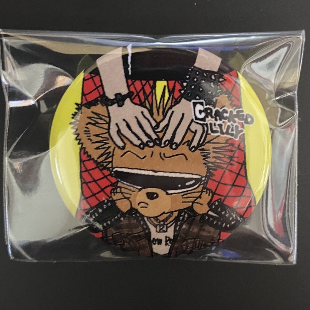 インベーダーマウス缶バッチ