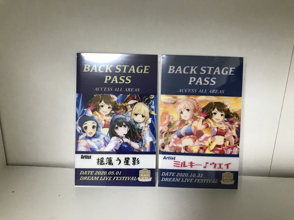 バックステージパス風カード