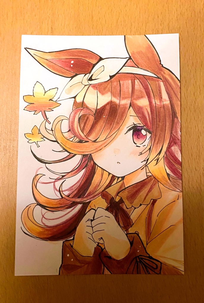 ライスシャワー イラスト 秋ver