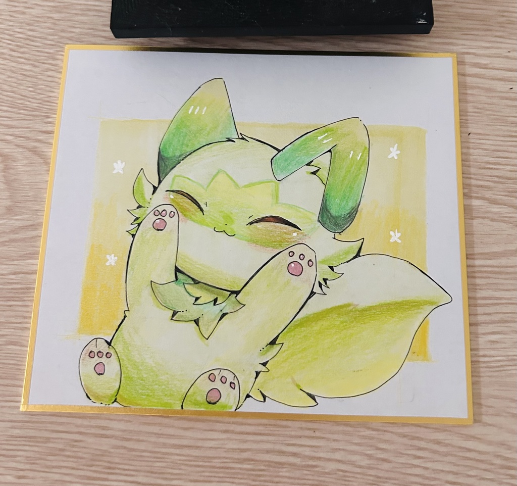 ニャオハ 色紙