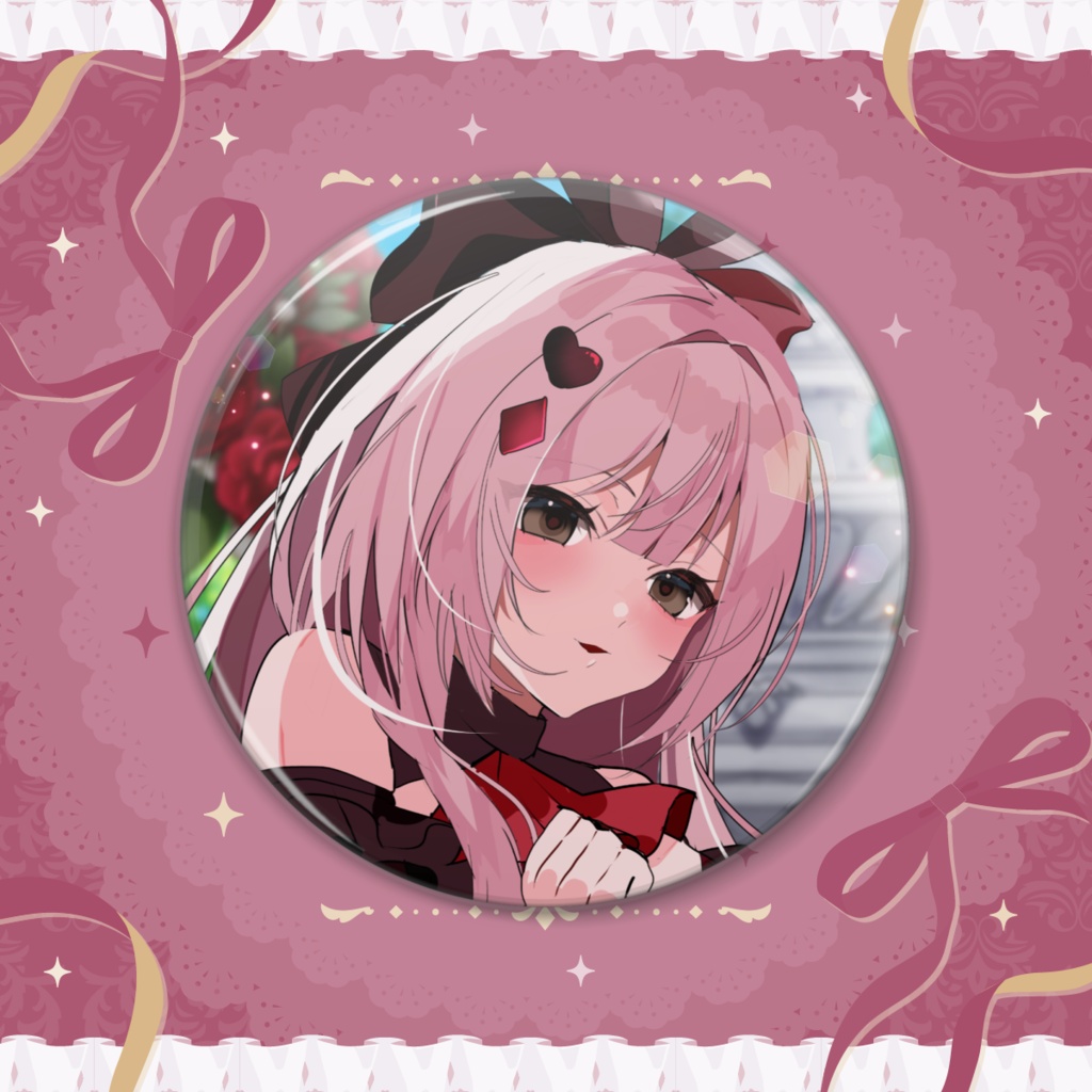 癒瑠ろに1周年缶バッジ