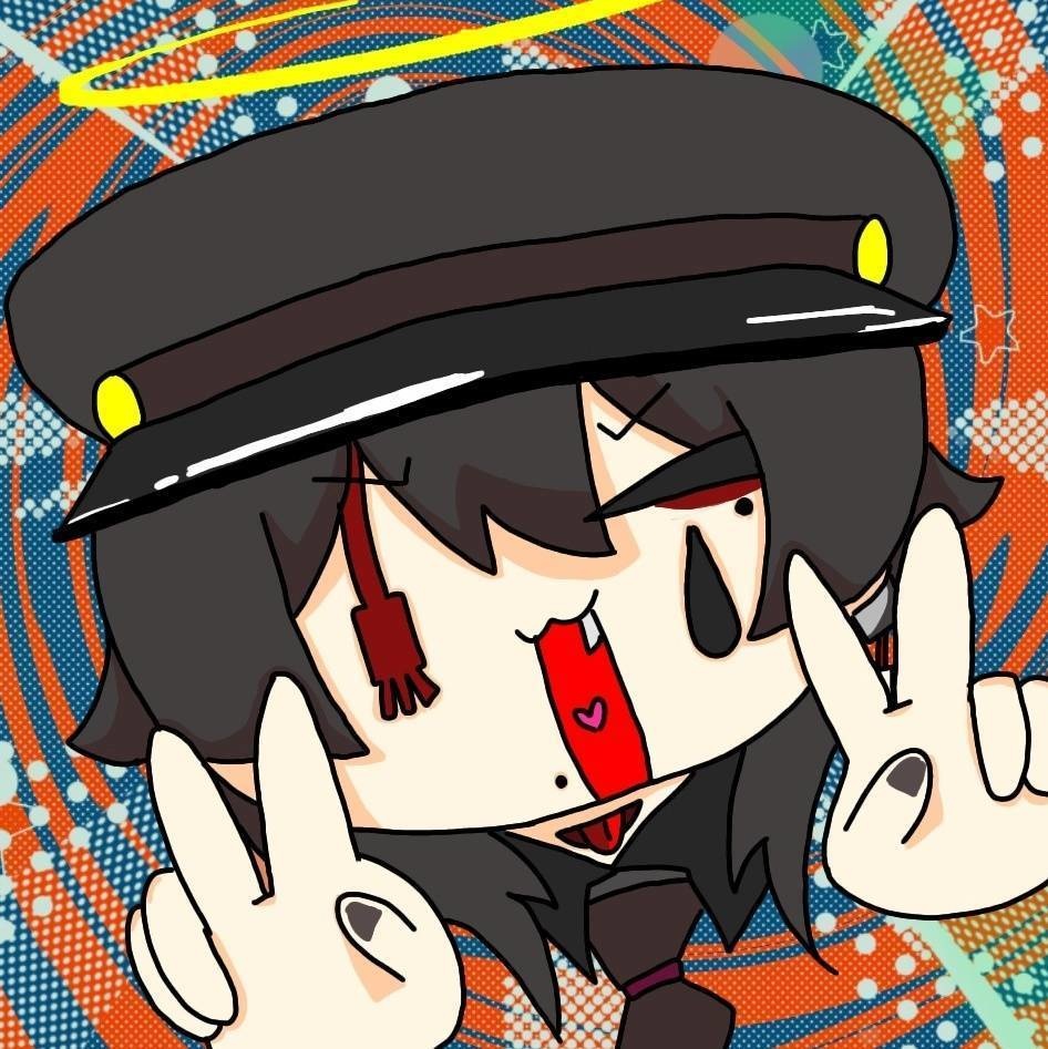 【幽霊】缶バッヂ (躁テンションver.)