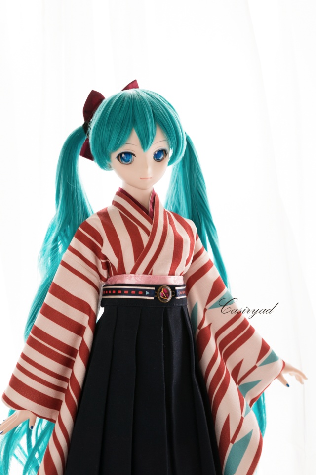 『Casiryda』 『完売御礼』  大正袴 着物 ドール衣装 ドルフィードリーム DD dollfiedream Miku x Tokyo 150