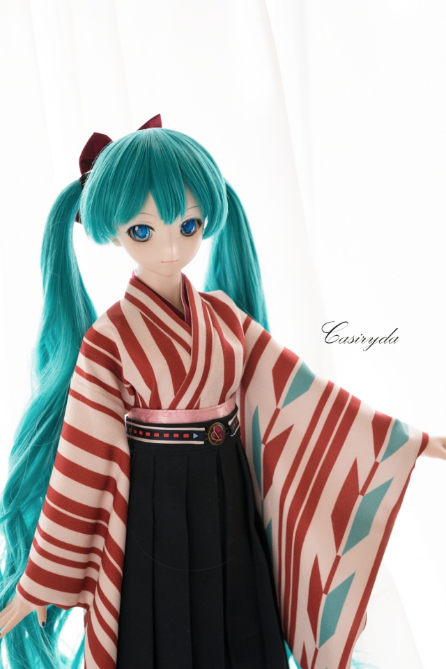 『Casiryda』 『完売御礼』  大正袴 着物 ドール衣装 ドルフィードリーム DD dollfiedream Miku x Tokyo 150