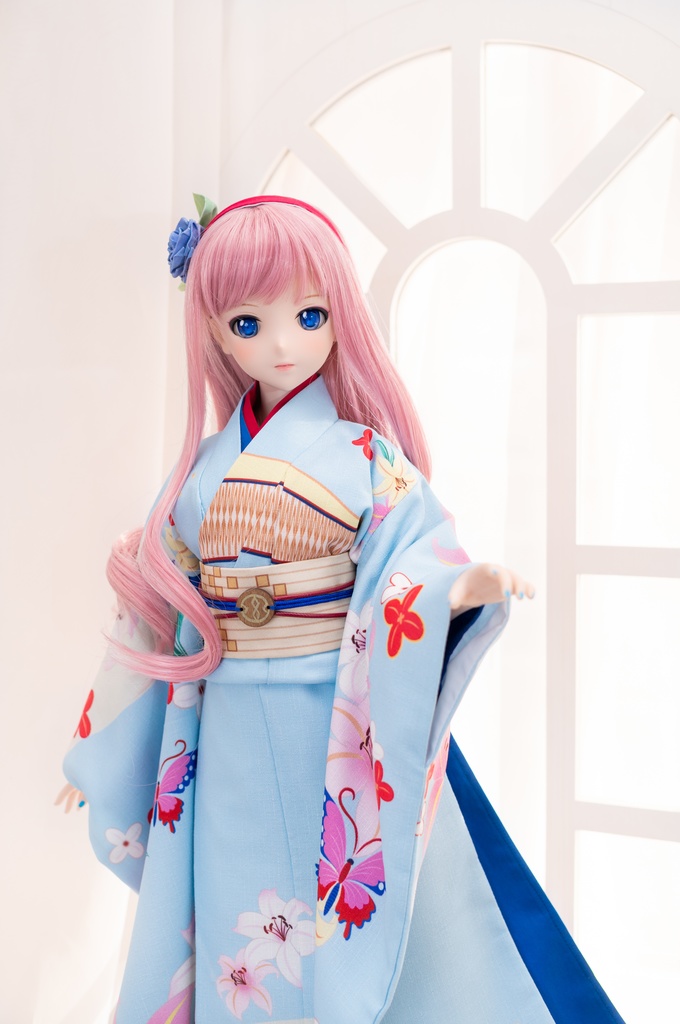 『Casiryda』 『完売御礼』 ルカ花色 着物 振袖 ドール衣装 ドルフィードリーム DD dollfiedream