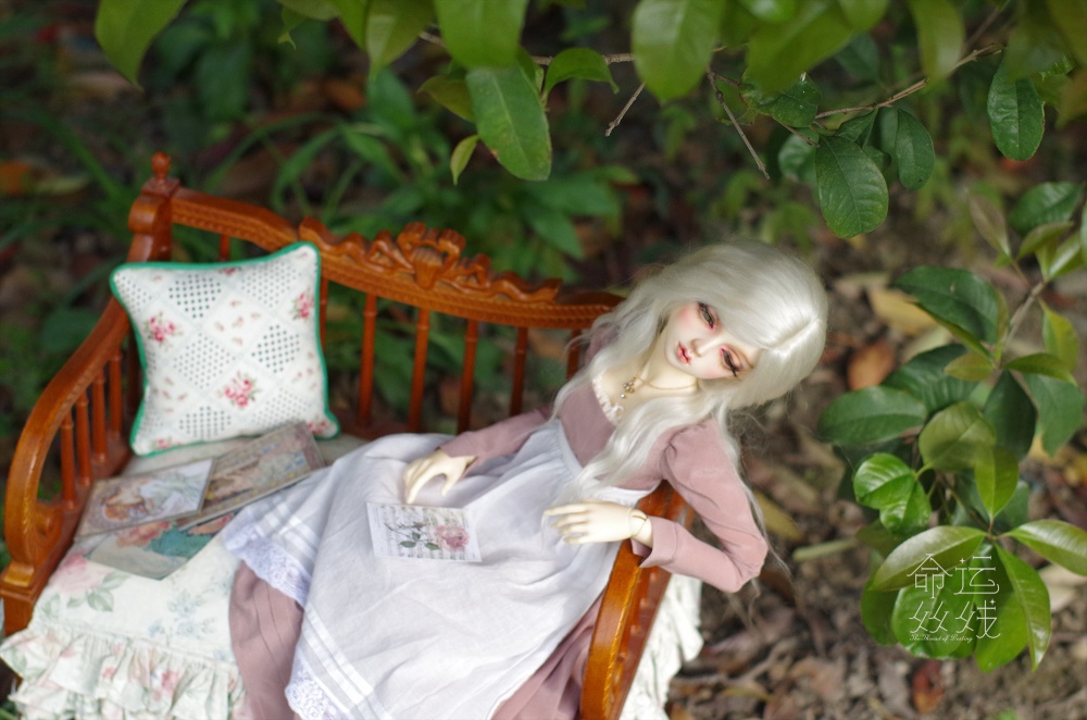 『命運絲線』 モヘア ウィッグ ホワイト BJD SD DD 厳選アンゴラウール製 ドール ドール用