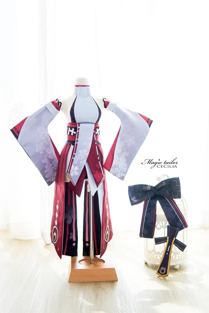 『Magic tailor Cecilia』 原神 八重神子 特別色カスタマイズコスプレセット ドール衣装 やえみこ 日本語マニュアル付き