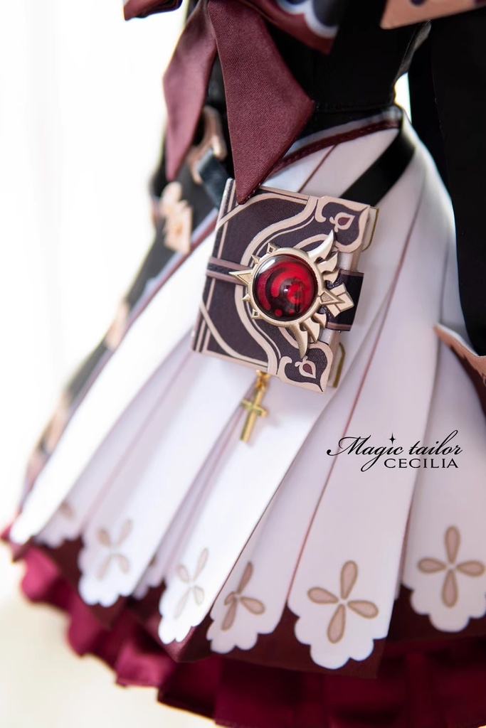 『展示用』『黒配色』『抽選一点のみ』『Magic tailor Cecilia』 原神 バーバラ ドール衣装 コスプレセット