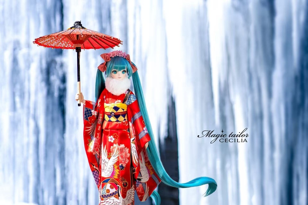 【完売展示】『Magic tailor Cecilia』 初音 ミク ドール衣装 コスプレセット 花色衣 はないろごろも