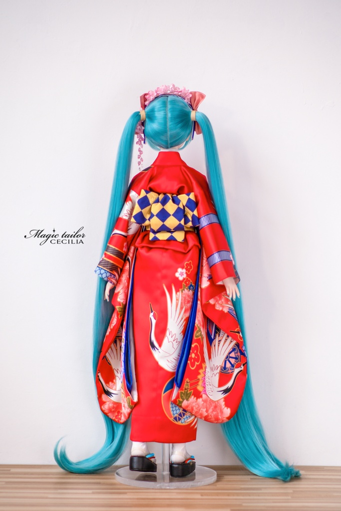 【完売展示】『Magic tailor Cecilia』 初音 ミク ドール衣装 コスプレセット 花色衣 はないろごろも