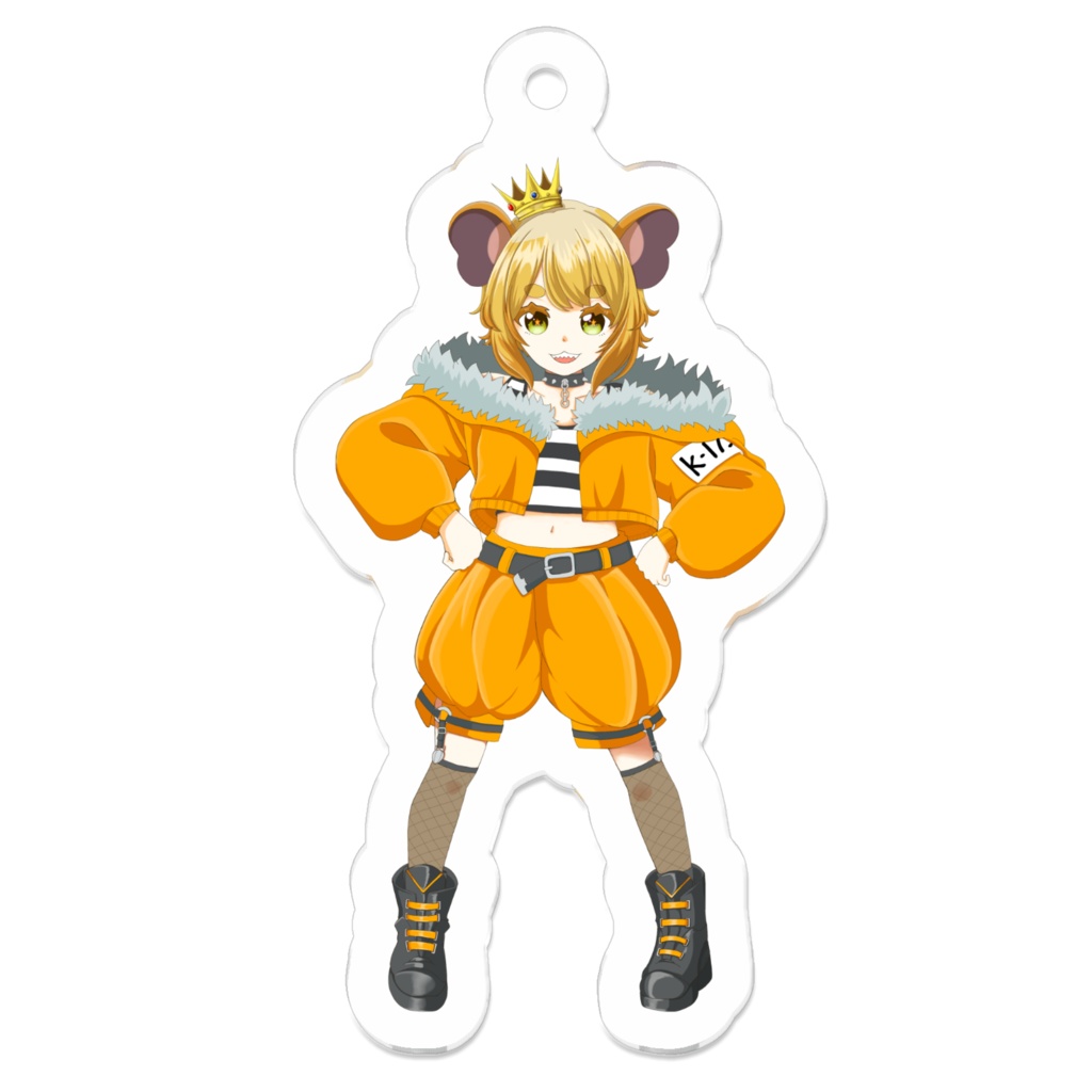 きなこせんせー 立ち絵アクリルキーホルダー