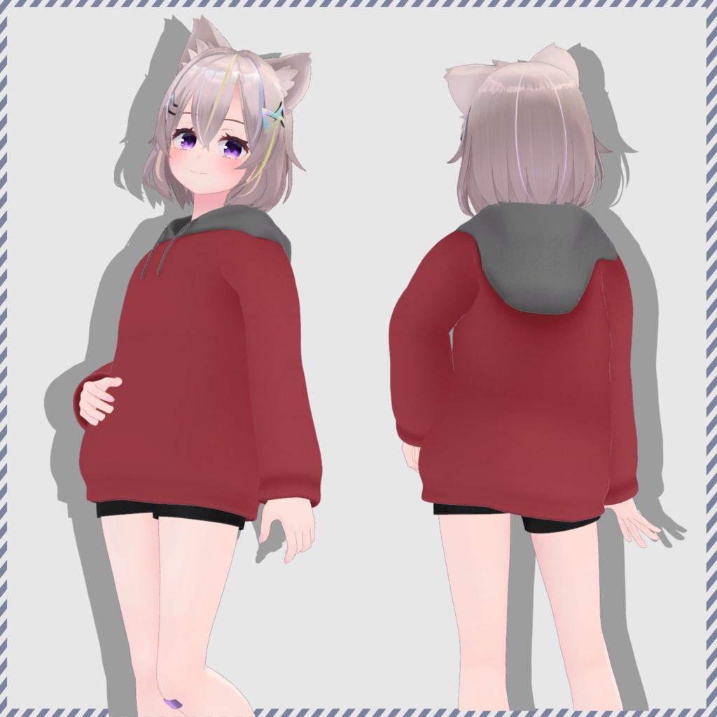 【MA対応】SimpleHoodie【トラスちゃん対応】