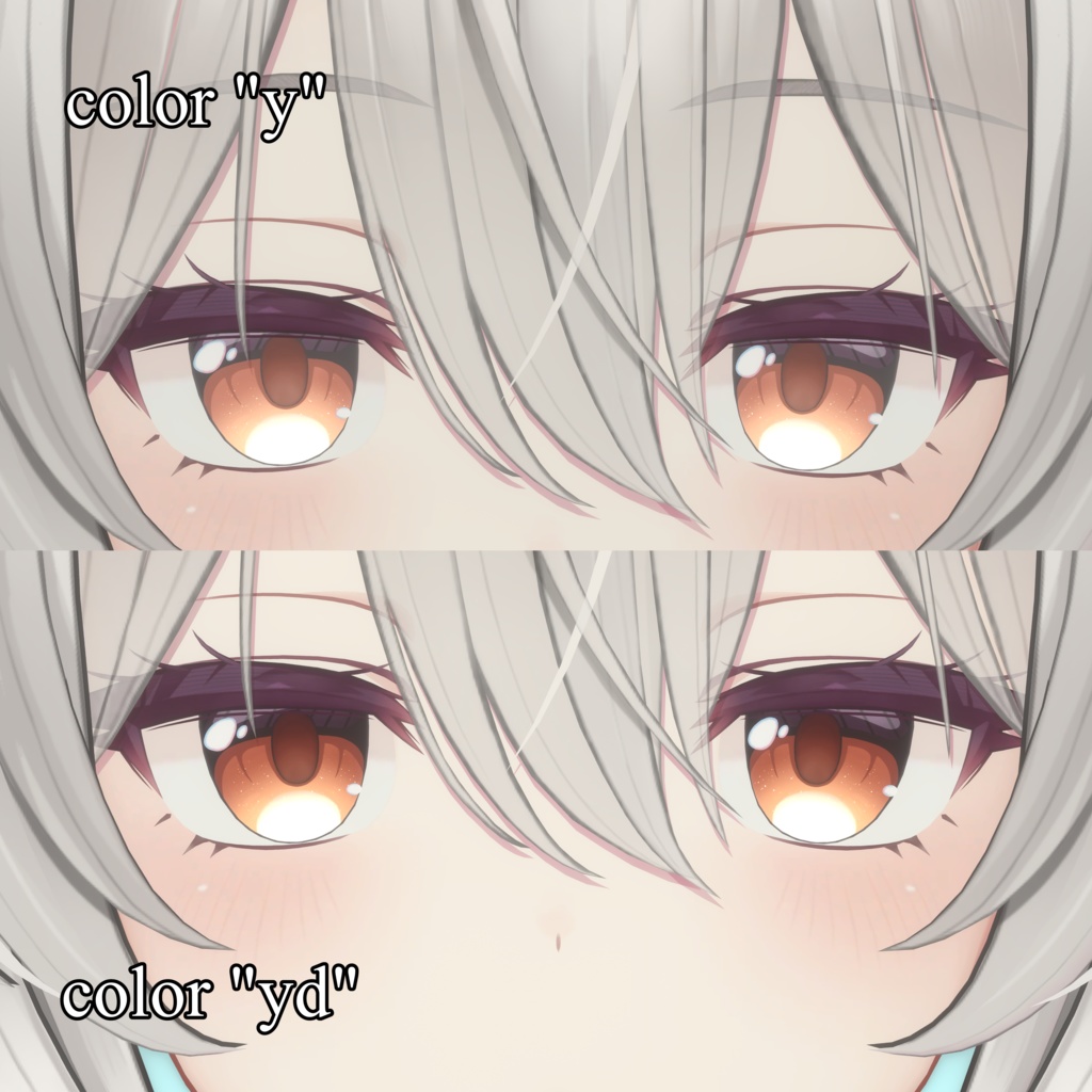 ミルティナ対応 DeformedEyeTexture 33colors