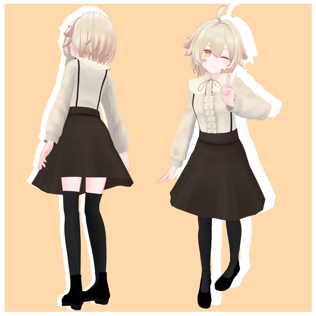 【サナティア対応】フリルシャツセット【MA設定済】