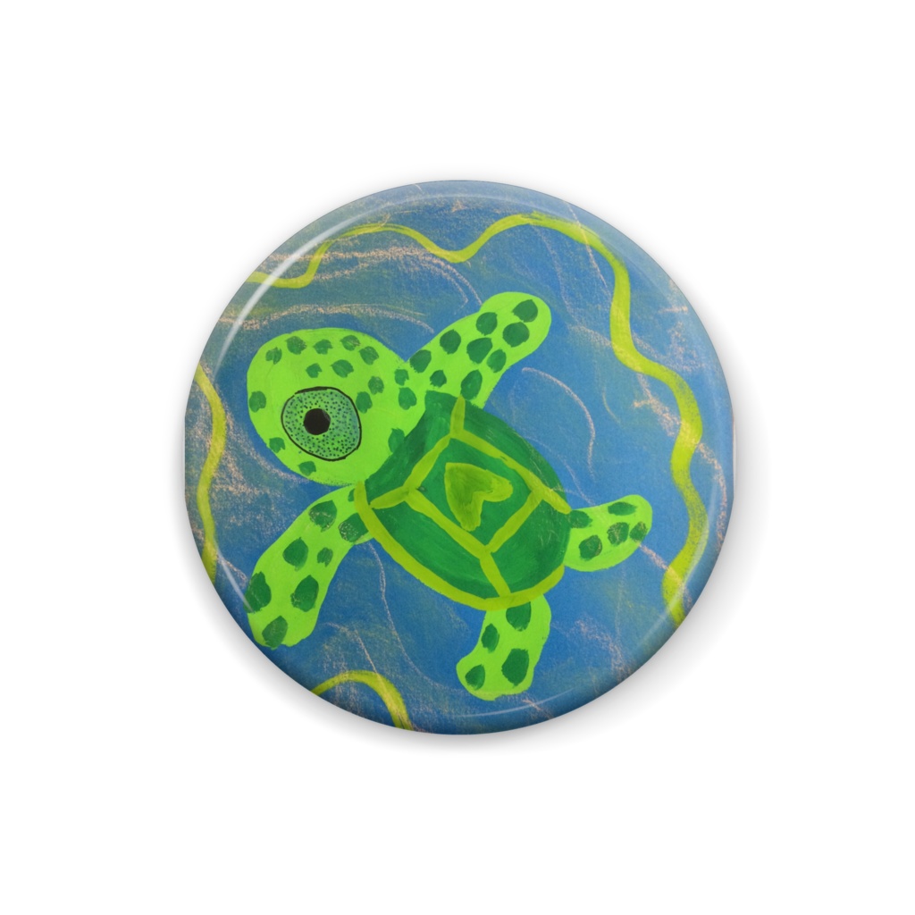 かめさん💓缶バッジ