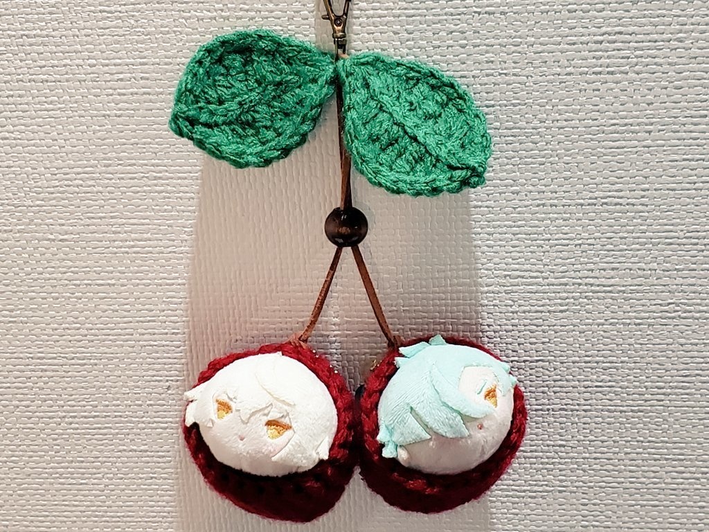 さくらんぼ型こもち袋