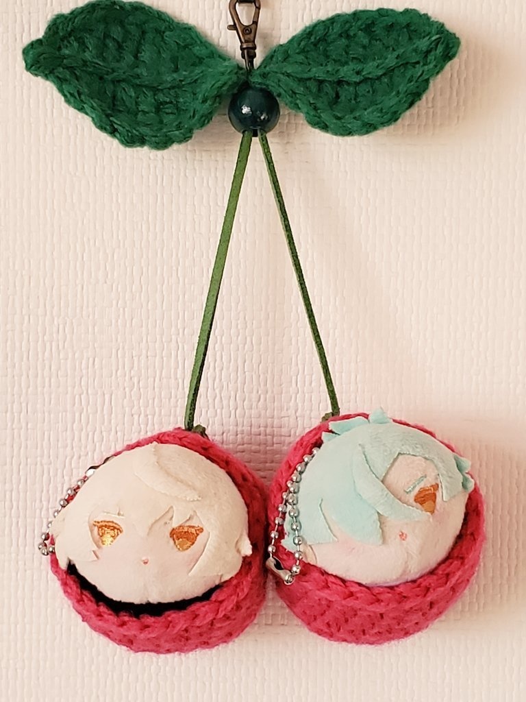 さくらんぼ型こもち袋