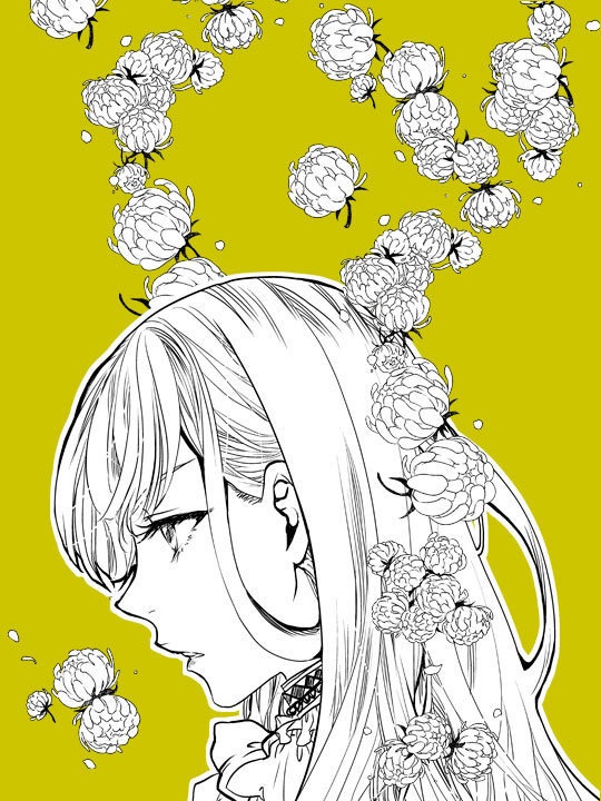 散らし用シンプル花詰め10種+ヒナギク(コミックスタジオ用)おまけつき