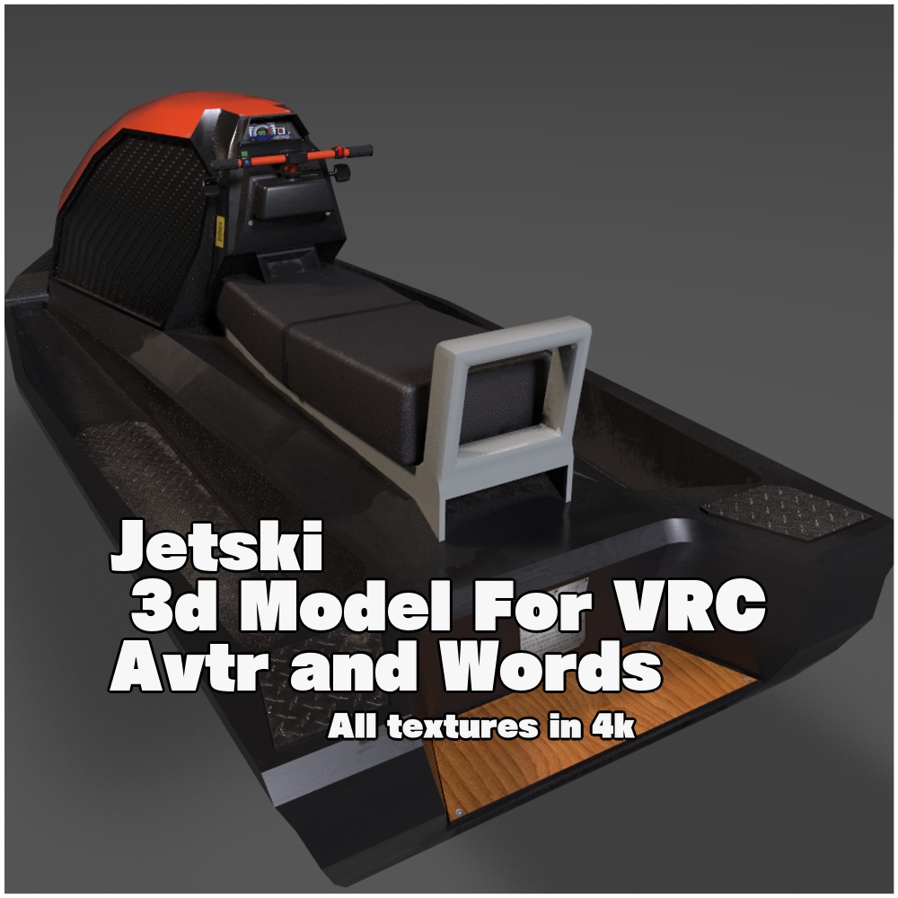 Jetski prop for Vrchat Worlds and Avatars