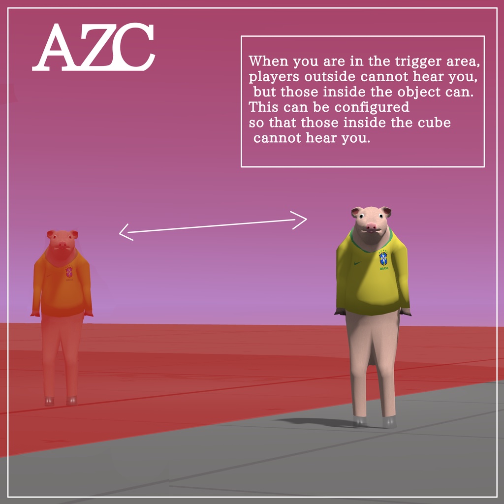 AZC - Advanced Zone Control 2.0 - Audio and Voice Control Zone for VRChat!