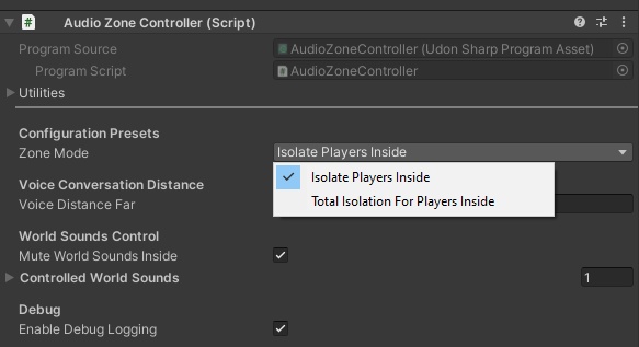 AZC - Advanced Zone Control 2.0 - Audio and Voice Control Zone for VRChat!