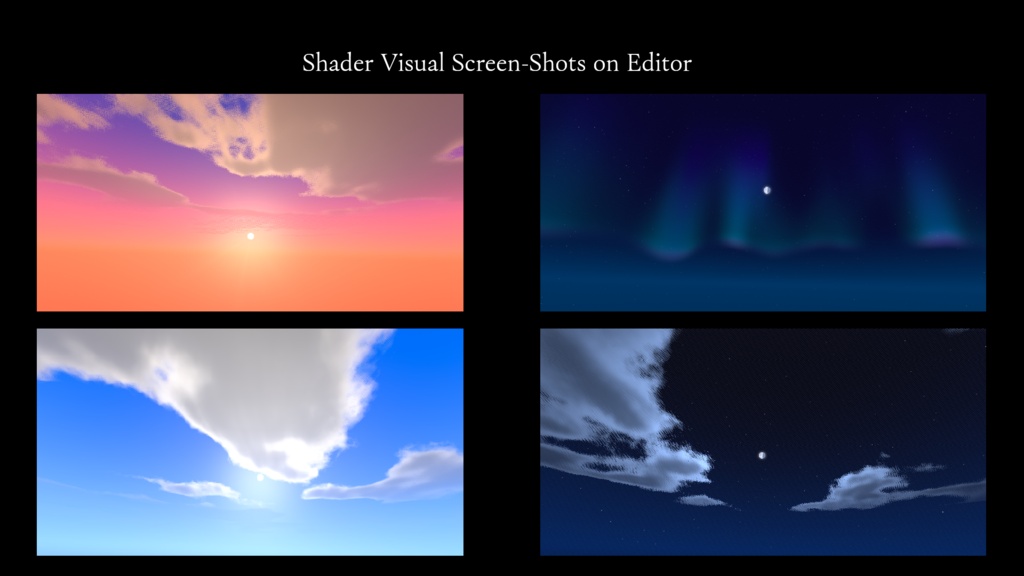 Sample Sky Shader - Procedural Skybox for Unity and VRC