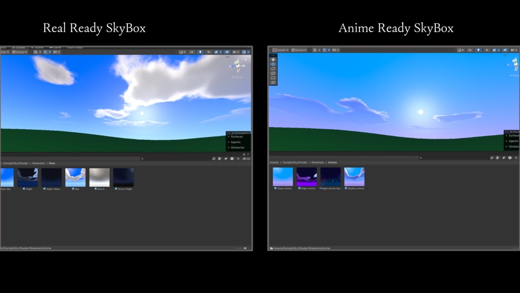 Sample Sky Shader - Procedural Skybox for Unity and VRC