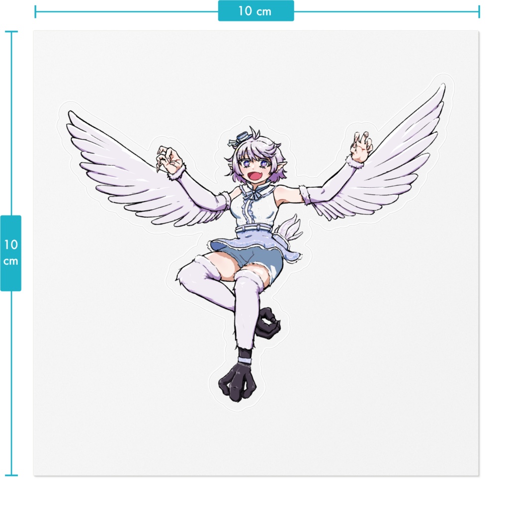 ココットちゃんわしづかみステッカー