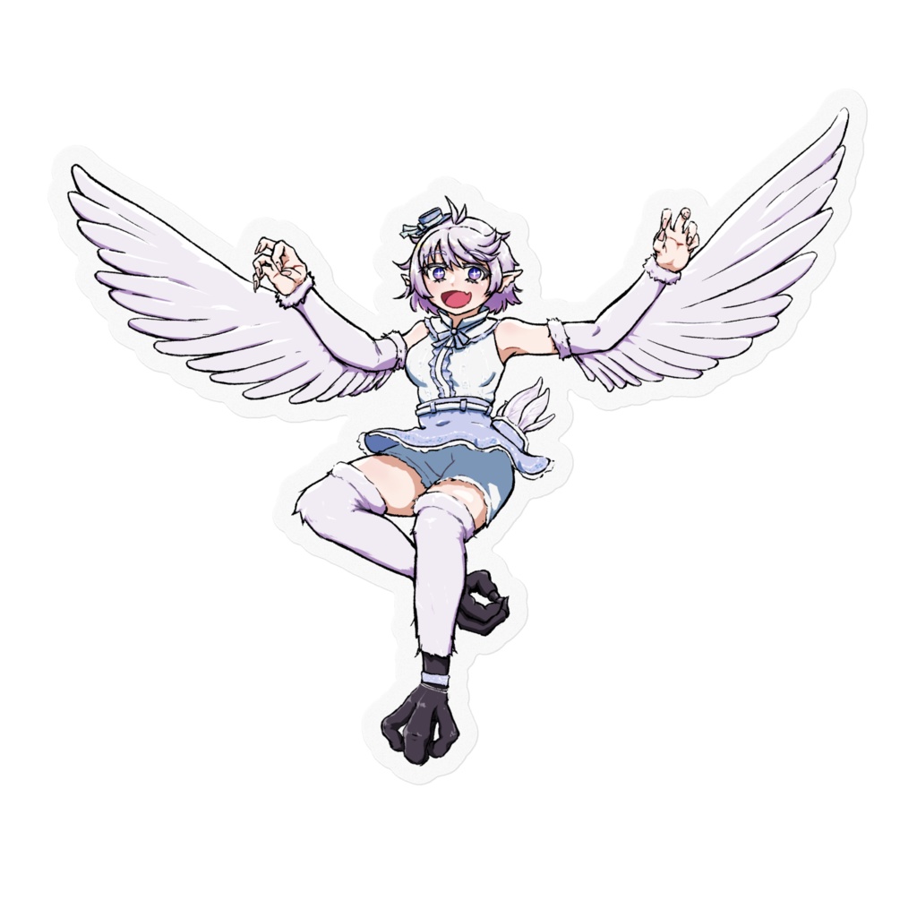 ココットちゃんわしづかみステッカー