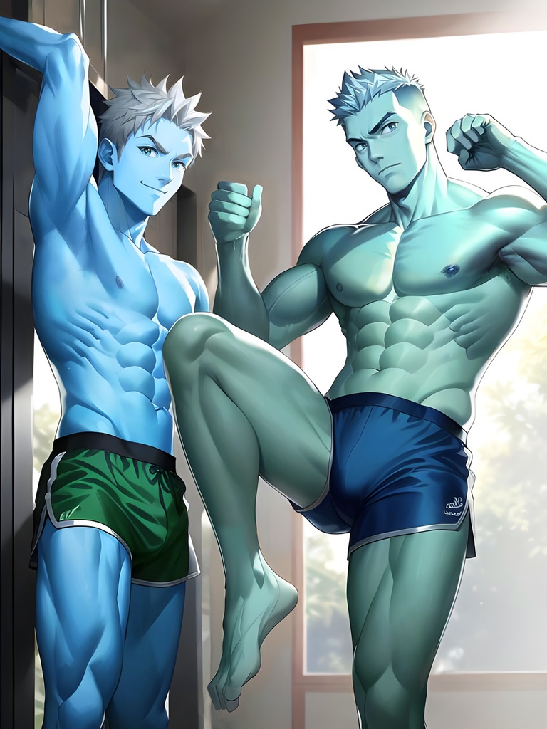 異色肌男子×ペンキ男子(FANBOXまとめ)