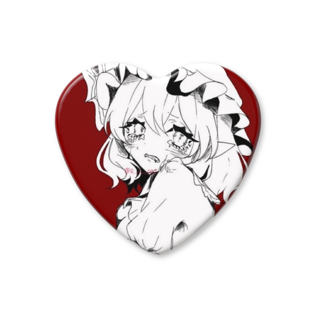レミリア・スカーレット ハート型缶バッジ