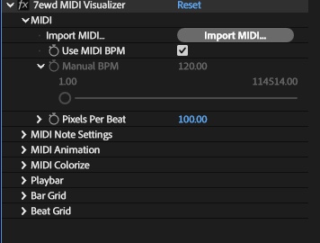 【AfterEffects Plugin】✨MIDI Visualizer✨【セール中:3000円→1500円】