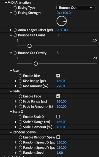 【AfterEffects Plugin】✨MIDI Visualizer✨【セール中:3000円→1500円】