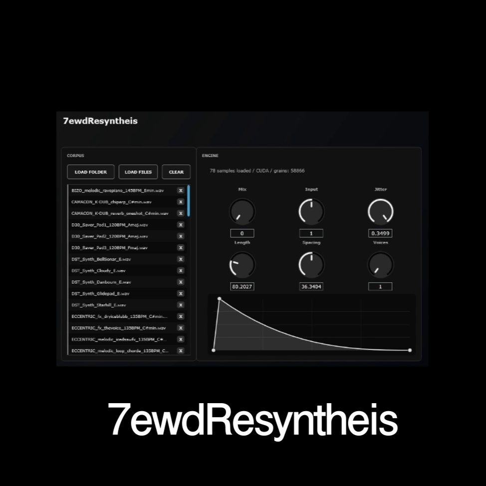 【Granular VST】7ewdResyntheis