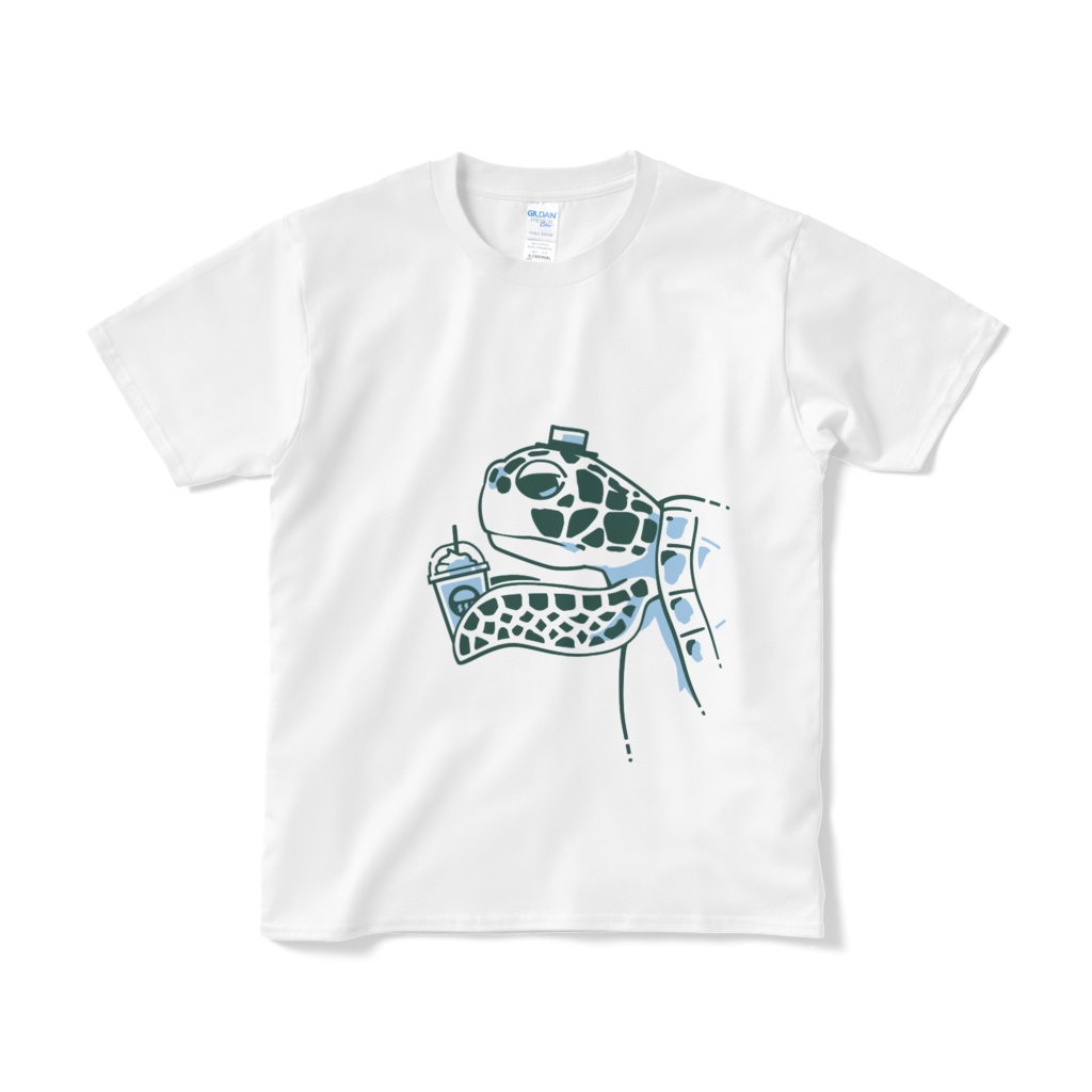 ウミガメTシャツ【青】/  Turtle T-shirt【Blue】