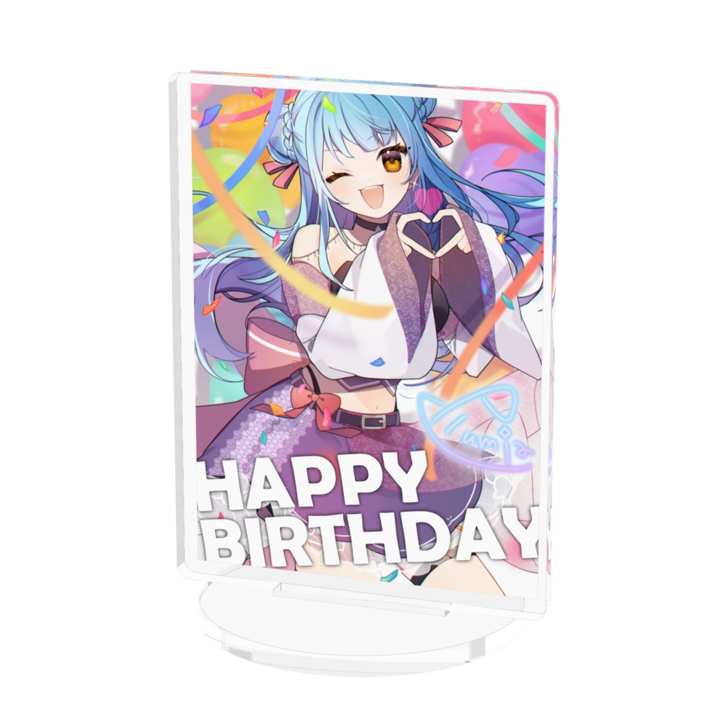 バースデーグッズ　アクリルフィギュア