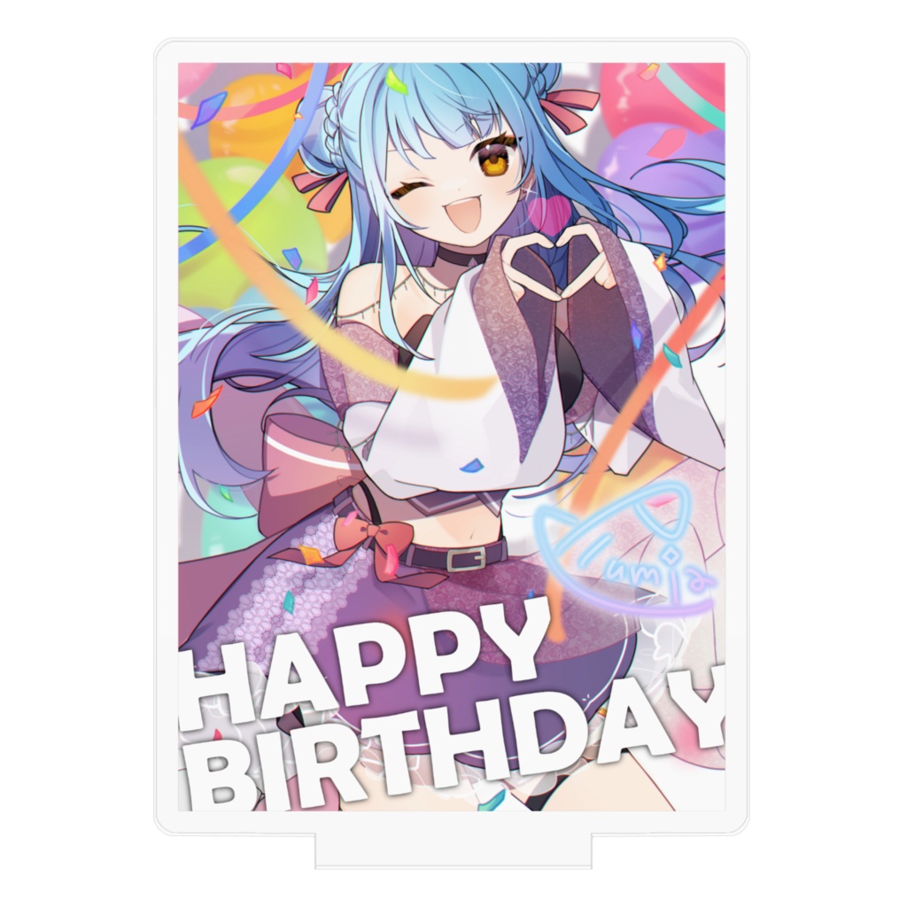 バースデーグッズ アクリルフィギュア