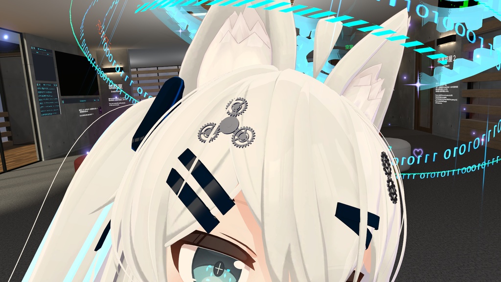 【無料】VRChat想定 間欠歯車アクセサリー
