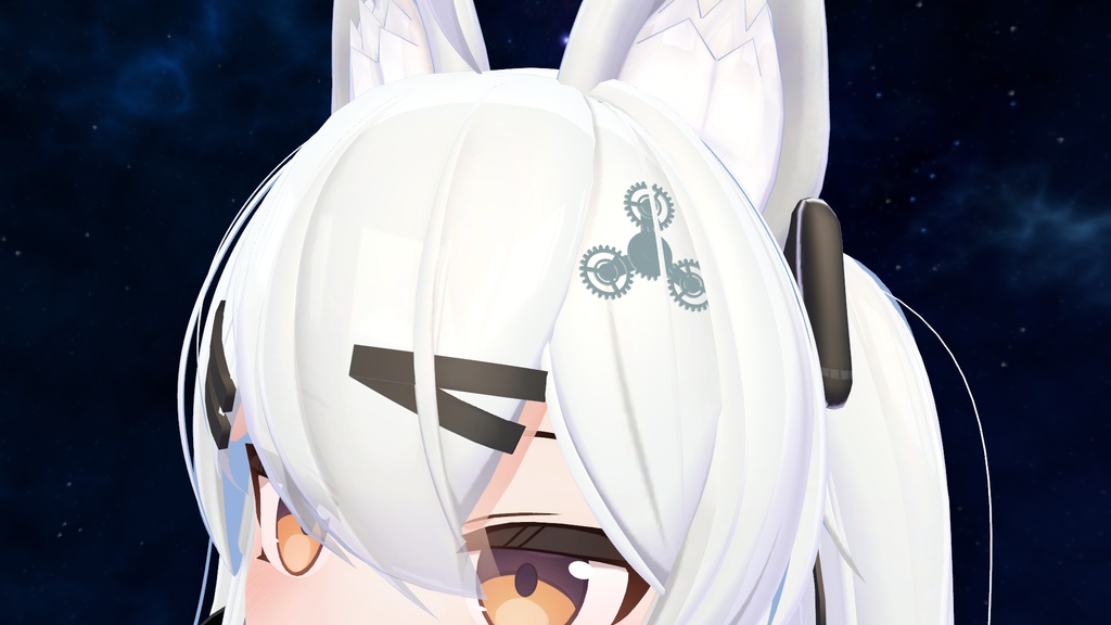 【無料】VRChat想定 間欠歯車アクセサリー