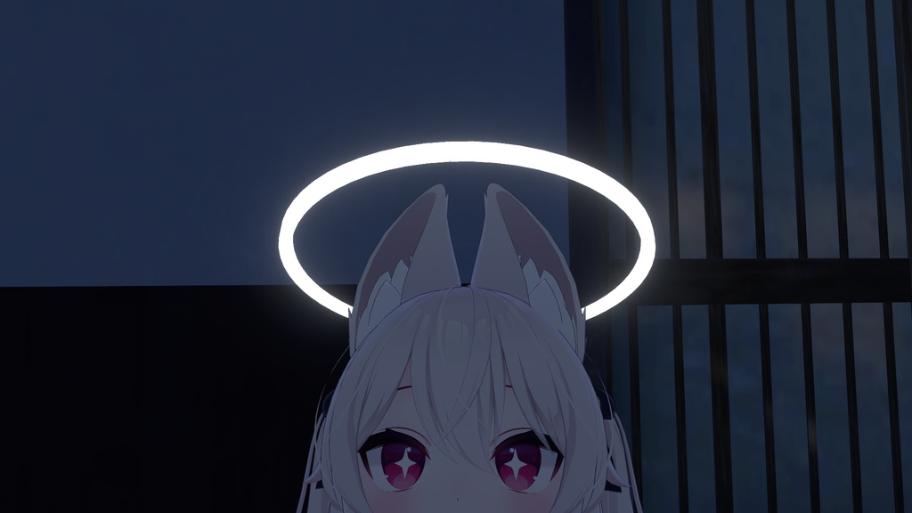 【無料】VRChat想定 喋ると光ったり動いたりするリング