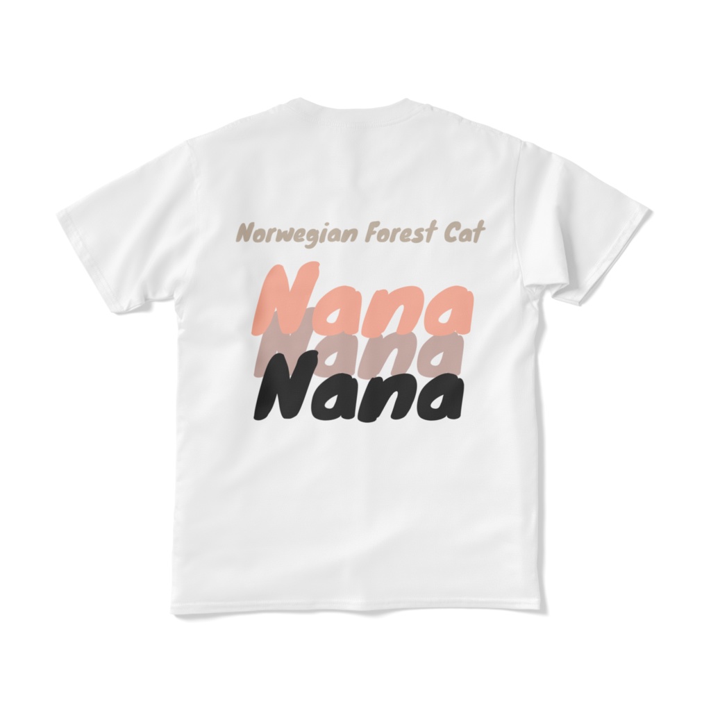 ねこTシャツ ノルウェージャンフォレストキャット