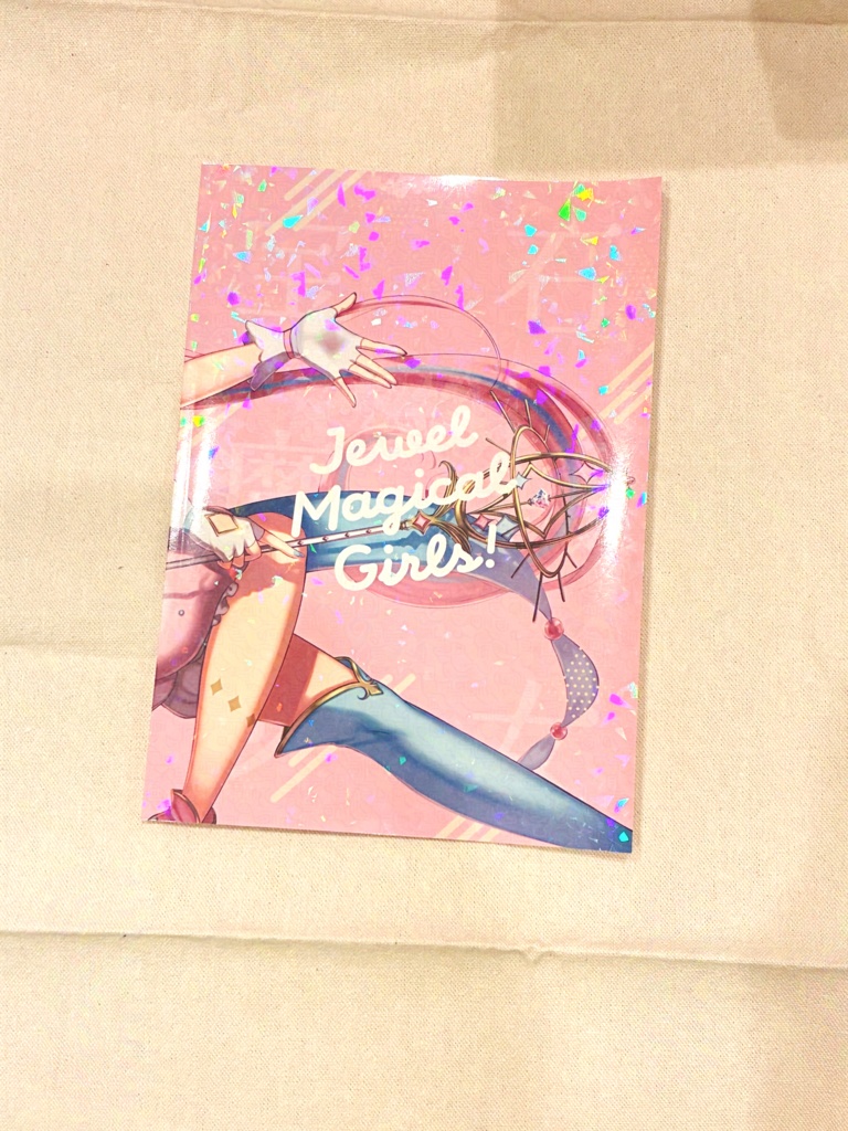 【注文受付中】宝石×魔法少女がテーマのイラスト集とグッズ